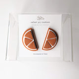 Orange Slice Studs No.2