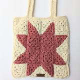 Quilt Square Crochet Tote