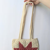 Quilt Square Crochet Tote