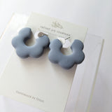 Blue Daisy Hoops / Imperfect