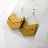 Double Chevron Dangles
