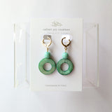 Green Opal Dangles