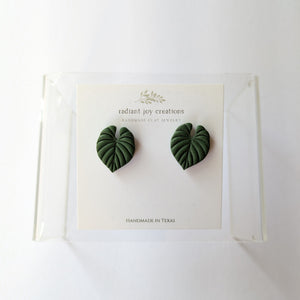Monstera Leaf No. 2 Studs