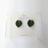 Monstera Leaf No. 2 Studs