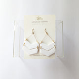 Double Chevron Dangles