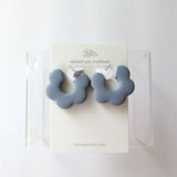 Blue Daisy Hoops / Imperfect