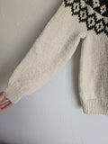 Hand-Knit 100% Wool Sweater