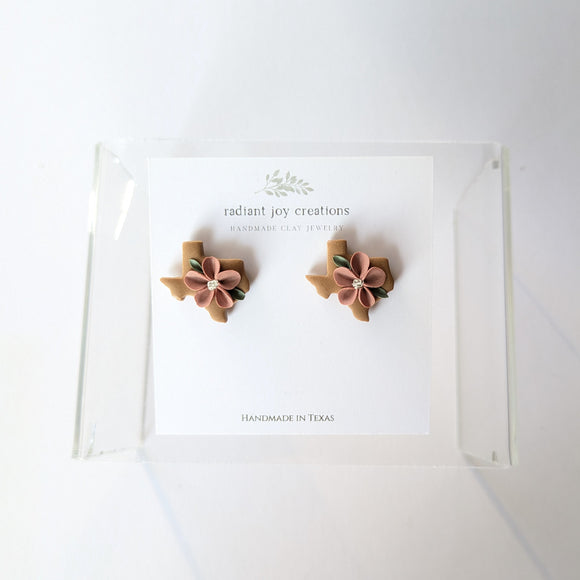 Texas Flower Studs