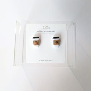 Pumpkin Spiced Latte Studs