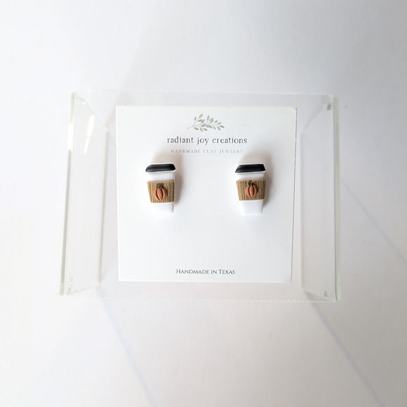 Pumpkin Spiced Latte Studs