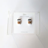 Pumpkin Spiced Latte Studs