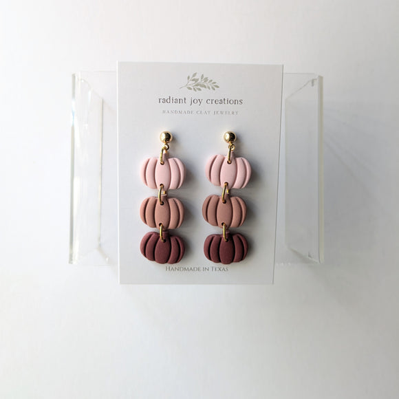 Stacked Pumpkins / Pink