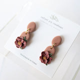 Pendant Mini Dangles / Pink Flower