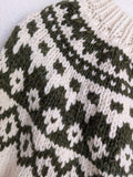 Hand-Knit 100% Wool Sweater