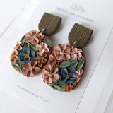 Fall Field of Flowers / Clay Faux Wood Top