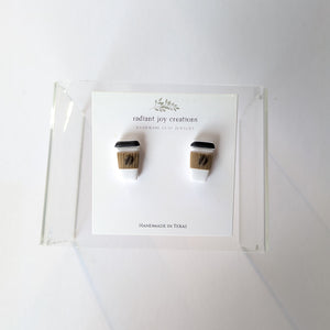 Coffee Cup Studs