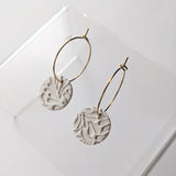Stamped Circle Hoops