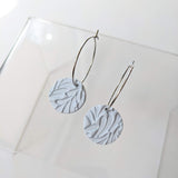 Stamped Circle Hoops