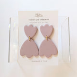 Scalloped Flower Dangles